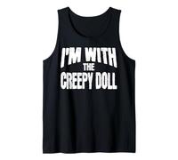 Estoy con el Disfraz de Halloween Divertido a Juego Camiseta sin Mangas