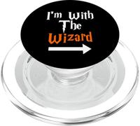 Estoy con el Mago Divertido Parejas coincidentes PopSockets PopGrip para MagSafe