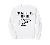Estoy con el Ninja Parejas Divertidas Que Coinciden Sudadera