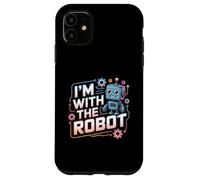 Estoy con el Robot Disfraz de Halloween papá mamá Grupo Carcasa para iPhone 11