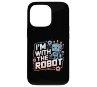 Estoy con el Robot Disfraz de Halloween papá mamá Grupo Carcasa para iPhone 13 Pro