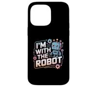 Estoy con el Robot Disfraz de Halloween papá mamá Grupo Carcasa para iPhone 14 Pro MAX