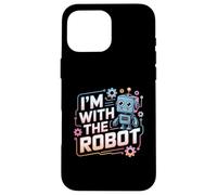 Estoy con el Robot Disfraz de Halloween papá mamá Grupo Carcasa para iPhone 16 Pro MAX