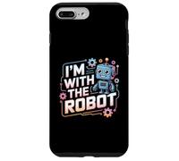 Estoy con el Robot Disfraz de Halloween papá mamá Grupo Carcasa para iPhone 7 Plus/8 Plus