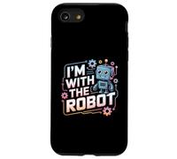 Estoy con el Robot Disfraz de Halloween papá mamá Grupo Carcasa para iPhone SE (2020) / 7/8