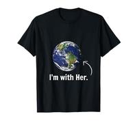 Estoy con Ella Salva Planeta Tierra Proteger el Mundo Camiseta