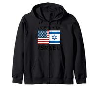 Estoy con Israel Sudadera con Capucha