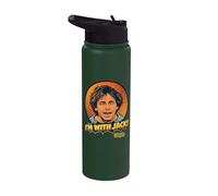 Estoy con Jack Tripper Funny Three's Company Retro Stainless Steel Insulated Water Bottle