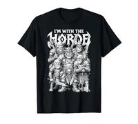 Estoy con la Horda de orcos Funny Fantasy Gaming RPG Orcs Camiseta gráfica económica