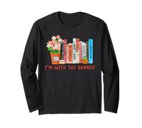 Estoy con los Libros prohibidos - Lectura bibliotecaria Amante de los Libros Manga Larga