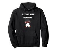 Estoy con pingüinos sin aranceles Sudadera con Capucha