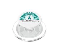 Estoy con sobrevivientes Concientización sobre agresión Sexual Boho Rainbow PopSockets PopGrip para MagSafe