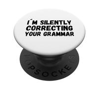 Estoy corregiendo Silenciosamente tu gramática PopSockets PopGrip Adhesivo