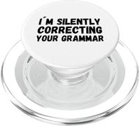 Estoy corregiendo Silenciosamente tu gramática PopSockets PopGrip para MagSafe