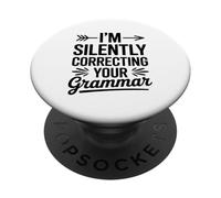 Estoy Corrigiendo Silenciosamente Tu Gramática Corregir PopSockets PopGrip Adhesivo