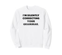 “Estoy corrigiendo tu gramática en Silencio”, dichos Sudadera