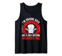 Estoy criando Chicos y un Chef Nada me Asusta Camiseta sin Mangas