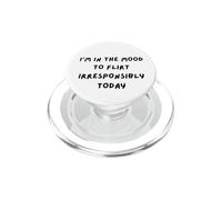 Estoy DE Mood TO Volver IRRESPONSABLEMENTE Hoy. Camiseta Divertida PopSockets PopGrip para MagSafe