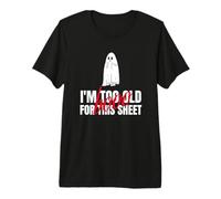 Estoy Demasiado Viejo para Esta Hoja Divertida declaración de Halloween Camiseta Premium