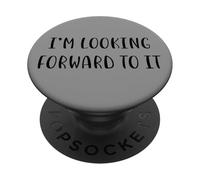 Estoy deseando Que Llegue Funny Idea White Lie Party PopSockets PopGrip Adhesivo