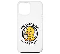 Estoy Ducking Awesome I Love Duck Lovers Pato de Goma Divertido Carcasa para iPhone 12 Pro MAX