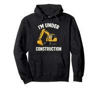 Estoy en construcción Motivación Diversión Sudadera con Capucha