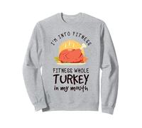 Estoy en el Estado físico Todo Este Pavo en mi Boca Sudadera