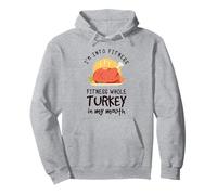 Estoy en el Estado físico Todo Este Pavo en mi Boca Sudadera con Capucha