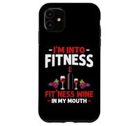 Estoy en el Fitness Wine In My Mouth Funny Gym Workout Lover Carcasa para iPhone 11