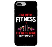 Estoy en el Fitness Wine In My Mouth Funny Gym Workout Lover Carcasa para iPhone 7 Plus/8 Plus