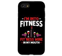 Estoy en el Fitness Wine In My Mouth Funny Gym Workout Lover Carcasa para iPhone SE (2020) / 7/8