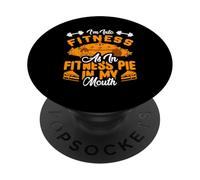 Estoy en Fitness como en el Pastel de Fitness en mi Boca PopSockets PopGrip Adhesivo