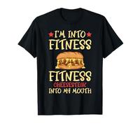 Estoy en fitness, fitness Cheesesteak en mi boca Camiseta