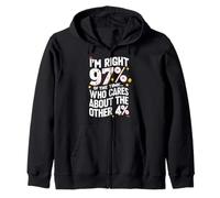 Estoy en lo Cierto el 97% del Tiempo Gráfico Divertido de matemáticas sarcásticas Sudadera con Capucha