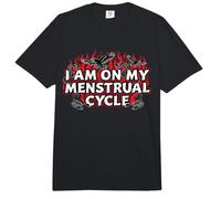 Estoy en mi Ciclo Menstrual Mujeres Divertidas Humor Menstrual Comfort Colors Adult Heavyweight T-Shirt