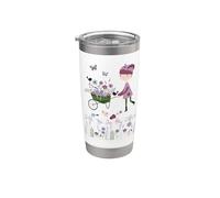 Estoy En Mi Oficina Jardinero Aficionado Abuela Jardín Vaso térmico de acero inoxidable de doble pared