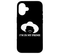Estoy en mi Prime -Western Doc Holliday Cowboy Outlaw Bigote Carcasa para iPhone 16