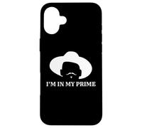 Estoy en mi Prime -Western Doc Holliday Cowboy Outlaw Bigote Carcasa para iPhone 16 Plus