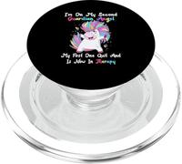 Estoy en mi Segundo ángel de la Guarda mi Primer Renunciar PopSockets PopGrip para MagSafe