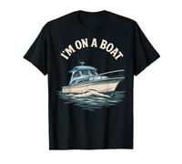 Estoy en un barco divertido dicho capitán náutico Camiseta