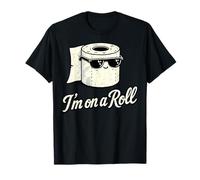 Estoy en un Rollo. Divertido diseño de Humor de Juego de Palabras de Papel higiénico Camiseta