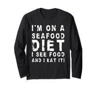 Estoy en una Dieta de mariscos, Veo Comida y la como! | Sarcastic Manga Larga