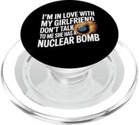 Estoy Enamorado de mi Novia no me hables Cita Divertida PopSockets PopGrip para MagSafe