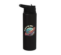 Estoy fuera de este mundo - Awesome Alien Space Planet Lover Stainless Steel Insulated Water Bottle