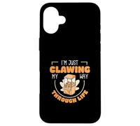 Estoy garra mi camino a través de la vida para el jugador de la máquina de garras Carcasa para iPhone 16 Plus