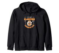 Estoy garra mi camino a través de la vida para el jugador de la máquina de garras Sudadera con Capucha
