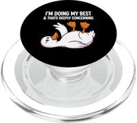 Estoy Haciendo mi Mejor Esfuerzo Que es profundamente concerniente al Pato Divertido PopSockets PopGrip para MagSafe