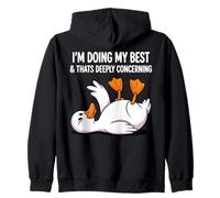 Estoy Haciendo mi Mejor Esfuerzo Que es profundamente concerniente al Pato Divertido Sudadera con Capucha