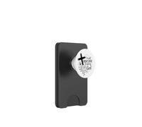 Estoy Justo aquí confiando en Dios Cristianos Hombres y Mujeres PopSockets PopWallet para MagSafe