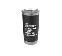 Estoy juzgando silenciosamente a tu terapeuta de masaje de rigidez muscular Vaso térmico de acero inoxidable de doble pared